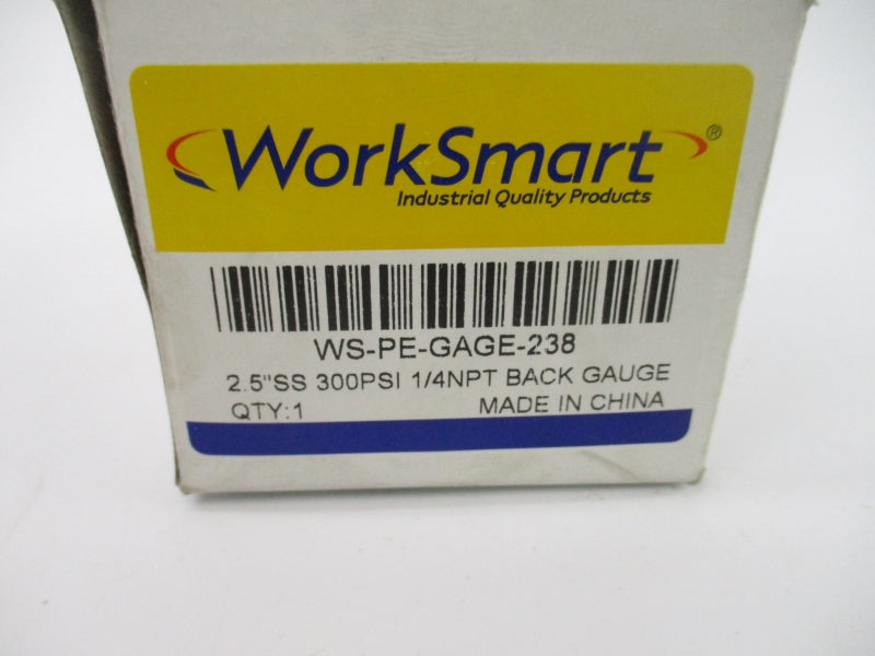 WORKSMART WS-PE-GAGE-238 0-30PSI 2.5" NSMP