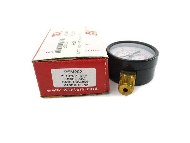 WINTERS PEM202 0-100PSI 2" NSMP