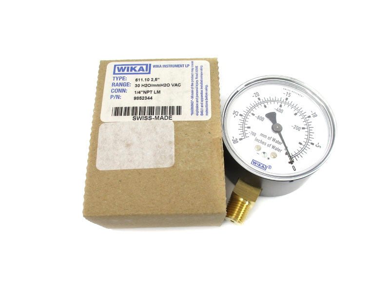 WIKA 9852344 611.102.,5" -30-0PSI NSMP