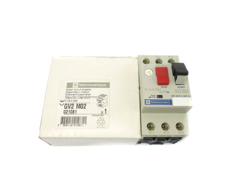 TELEMECANIQUE GV2M02 690V 0.16-0.25A NSMP