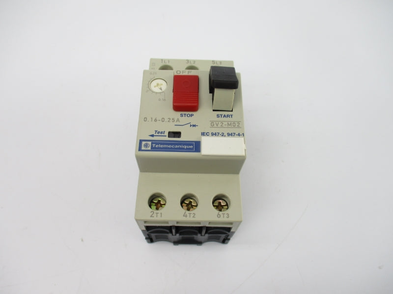 TELEMECANIQUE GV2M02 690V 0.16-0.25A NSMP