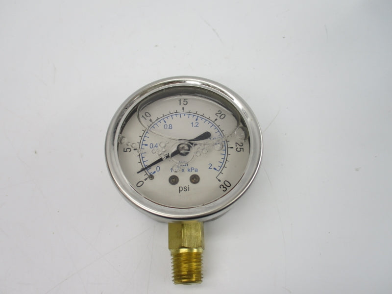WORKSMART WS-PE-GAGE-154 0-30PSI 2.5" NSMP