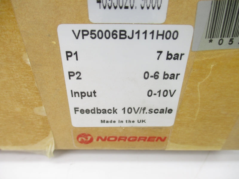 NORGREN VP5006BJ111H00 0-10V NSMP