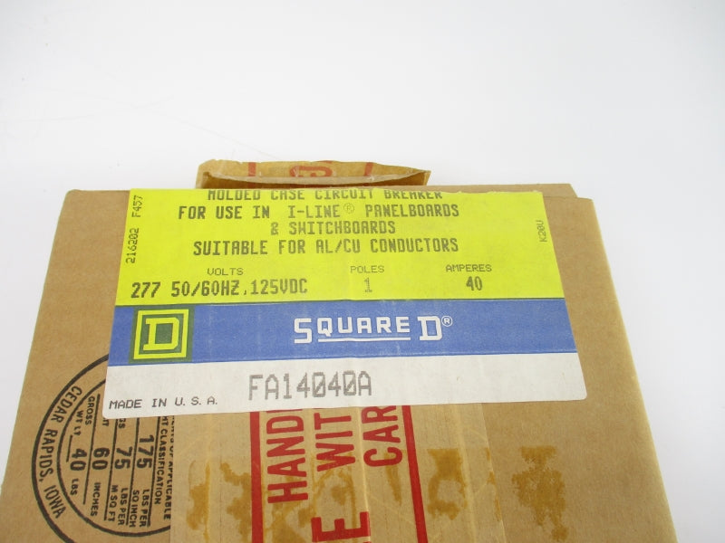 SQUARE D FA14040A 277VAC 40A NSMP