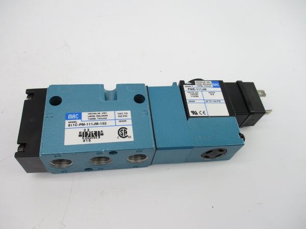 MAC 811C-PM-111JM-152 110/120 150PSI NSMP