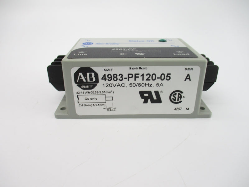 ALLEN BRADLEY 4983-PF120-05 SER. A 120VAC 5A NSMP