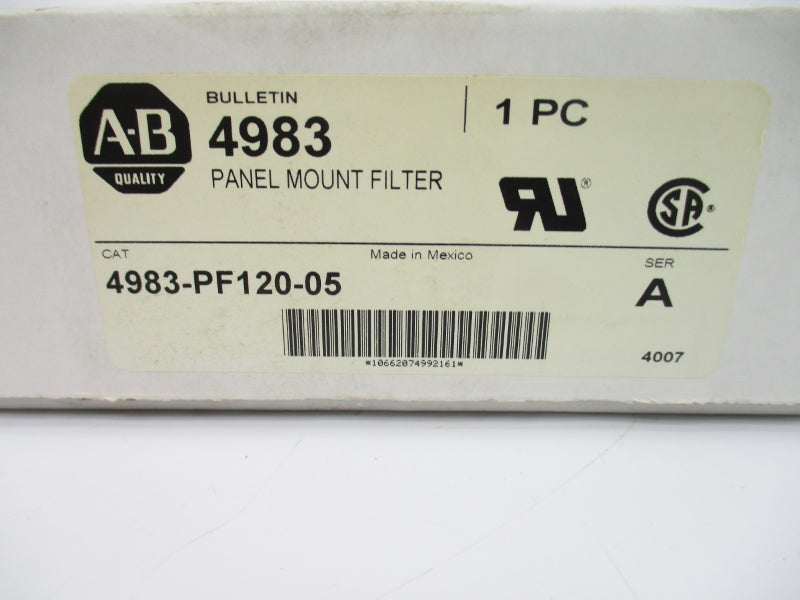 ALLEN BRADLEY 4983-PF120-05 SER. A 120VAC 5A NSMP