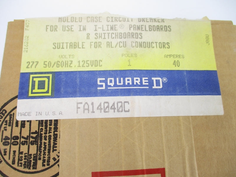 SQUARE D FA14040C 277VAC 40A NSMP