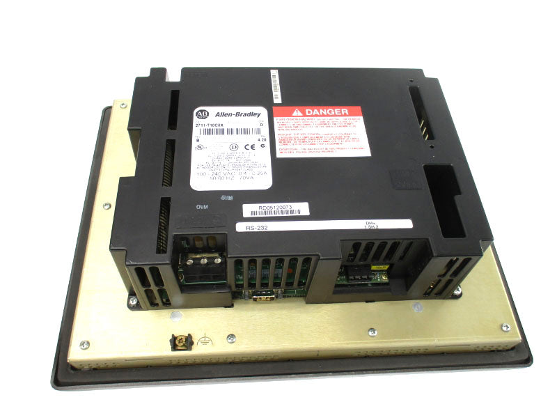 ALLEN BRADLEY 2711-T10C8X SER. D F/W 4.20 100-240VAC 0.4-0.25A UNMP