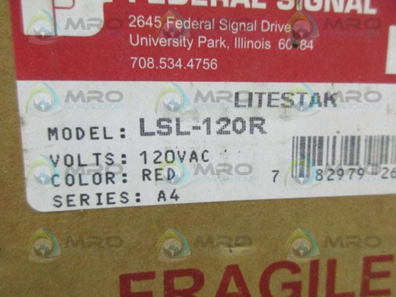 FEDERAL SIGNAL LSL-120R * FACTORY SEALED *