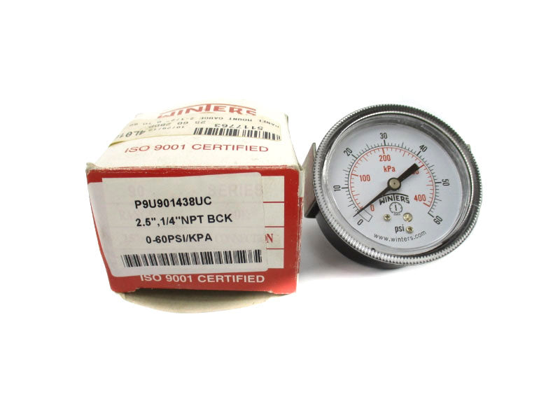WINTERS P9U901438UC 0-60PSI 2.5" NSMP