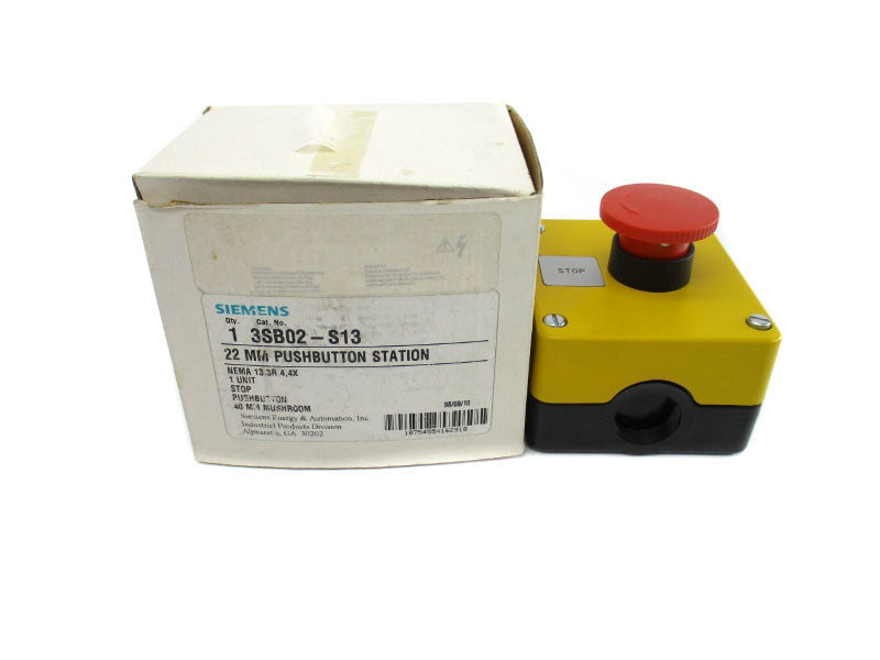 SIEMENS 3SB02-S13 NSMP
