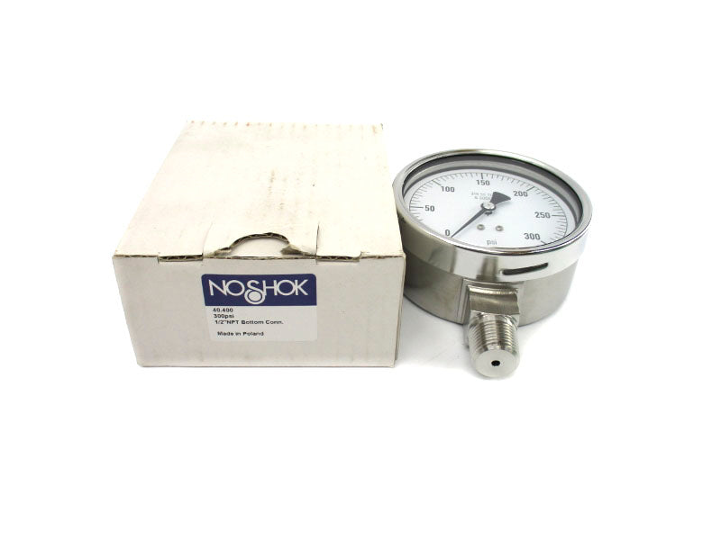 NOSHOK 40.400 0-300PSI 1/2" NSMP