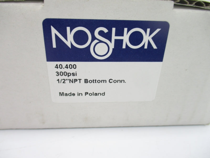 NOSHOK 40.400 0-300PSI 1/2" NSMP