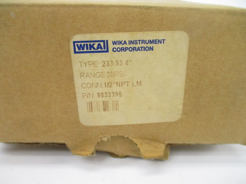 WIKA 9833395 233.53 4" 30PSI NSMP