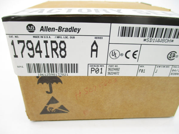 ALLEN BRADLEY 1794-IR8 SER. A 24VDC F/W J NSMP