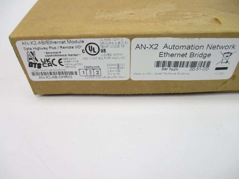 AUTOMATION NETWORK AN-X2-AB-DHRIO 24V NSFS