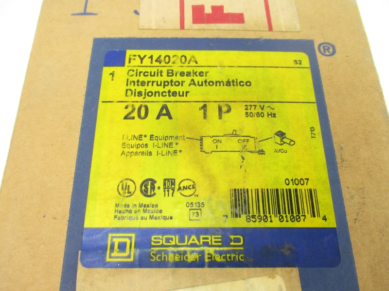 SQUARE D FY14020A 120/277V 20A NSMP