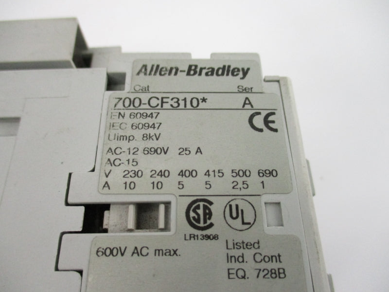 ALLEN BRADLEY 700-CF310D SER. A 110/120V 25A NSNP