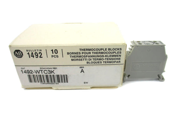 ALLEN BRADLEY 1492-WTC3K SER. A (PKG OF 10) (WH) NSMP
