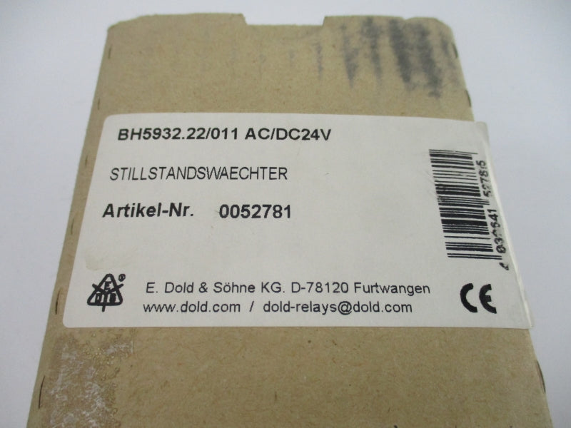 E. DOLD&SOHNE BH5932.22/011 0052781 24VAC/DC 3A NSMP