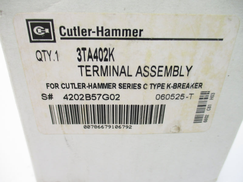 CUTLER HAMMER 3TA402K SER. C NSMP