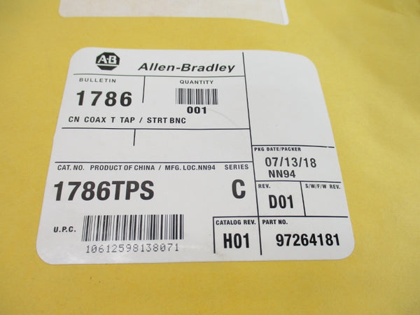 ALLEN BRADLEY 1786-TPS SER. C DATE: 2018 NSFS