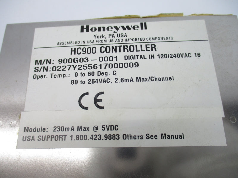 HONEYWELL 900G03-0001 80-264VAC NSNP