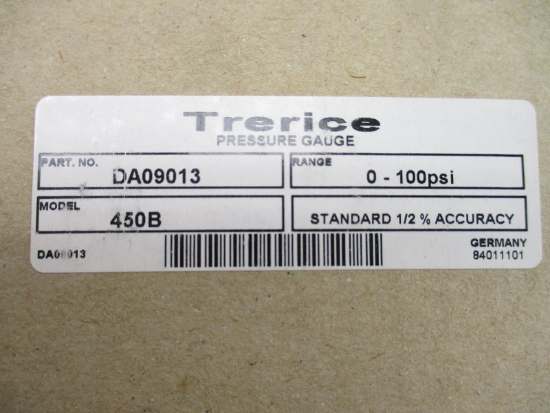 TRERICE DA09013 450B 0-100PSI NSMP
