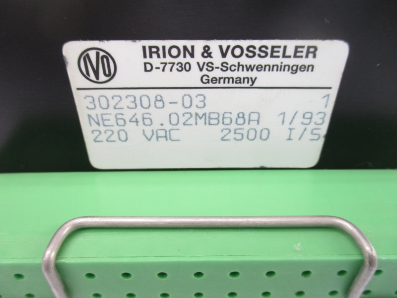 IRION&VOSSELER NE646.02MB68A1/93 220VAC NSNP