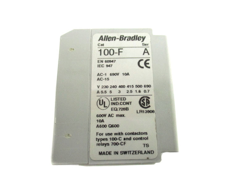 ALLEN BRADLEY 100-FA02 SER. A 690V 10A NSNP