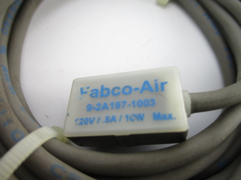 FABCO-AIR 9-2A197-1003 120V .5A NSNP