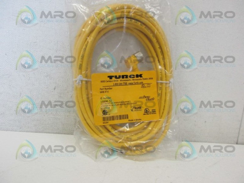 TURCK WKB3T-6 MICRO FAST CABLE * NEW IN FACTORY BAG *
