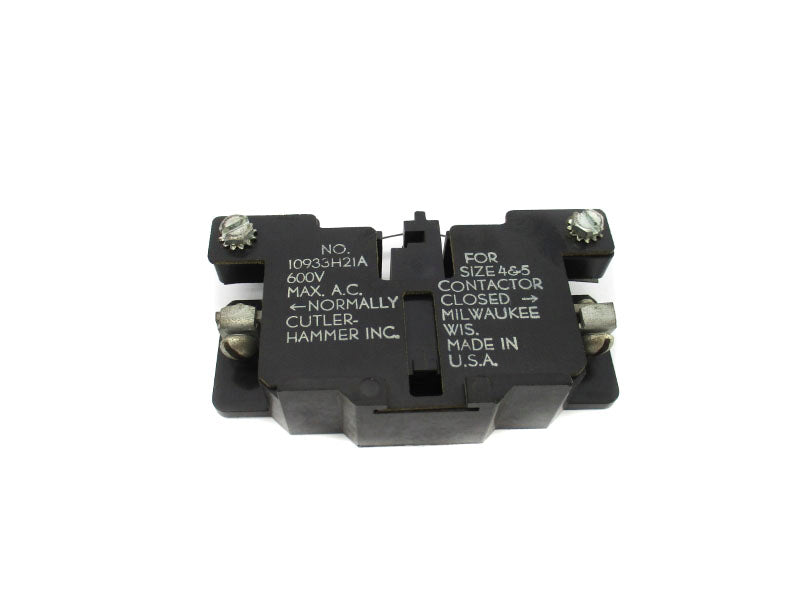 CUTLER HAMMER 10933H2IA 600VAC UNMP