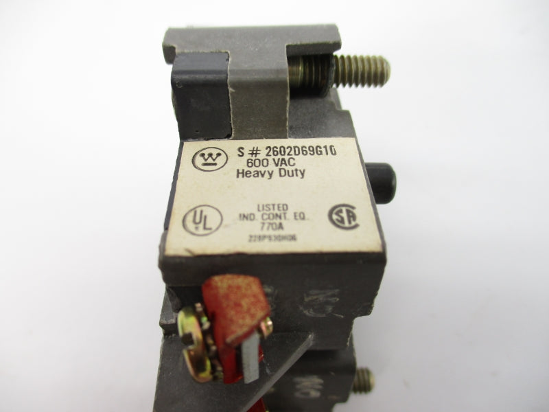 WESTINGHOUSE 2602D69G10 600VAC NSNP