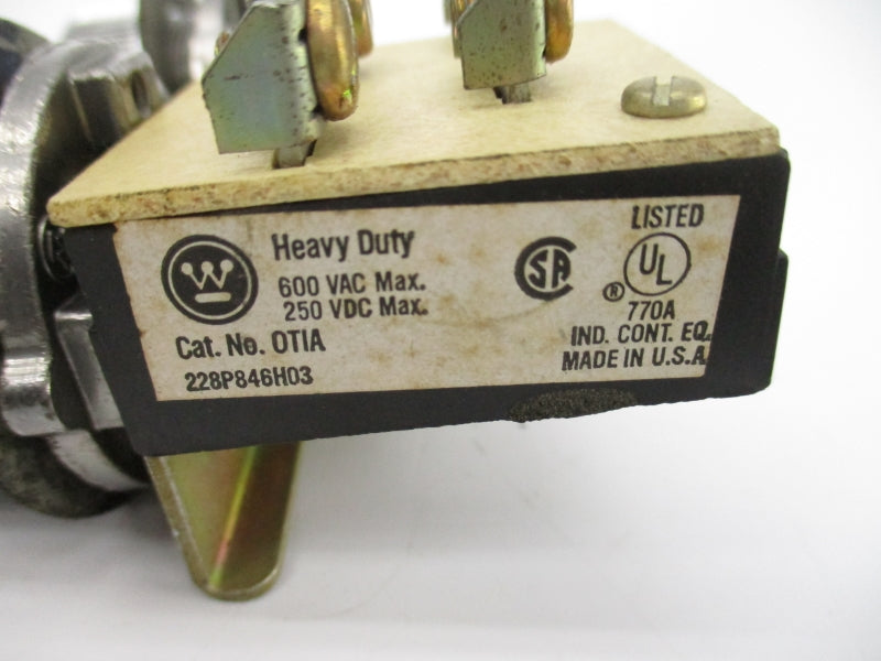 WESTINGHOUSE 228P846H03 OTIA 600VAC UNMP