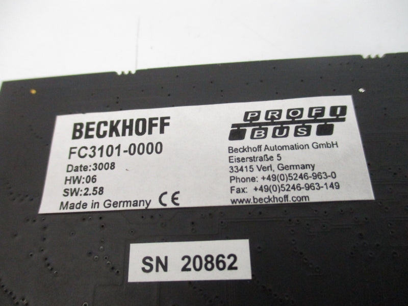 BECKHOFF FC3101-0000 UNMP
