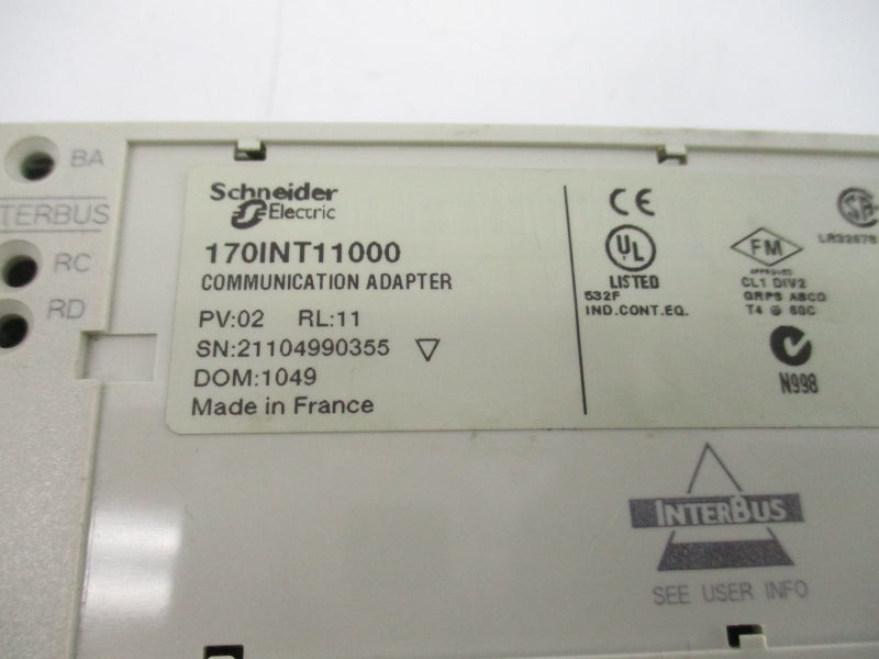 SCHNEIDER ELECTRIC 170INT11000 NSNP