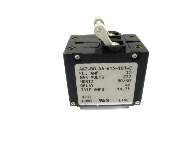 CARLING SWITCH AA2-B0-46-615-1B1-C 277V 18.75A NSNP