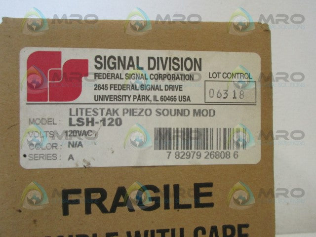 FEDERAL SIGNAL LSH-120 SOUND MODULE *FACTORY SEALED*