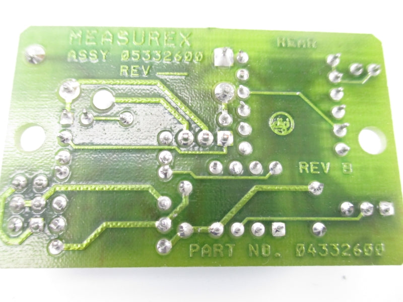 MEASUREX 05332600 REV. B NSNP