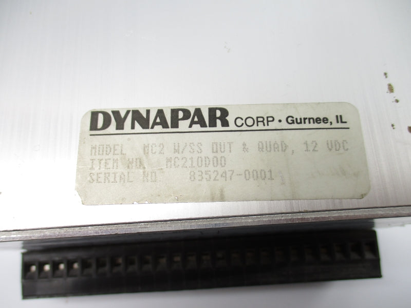 DYNAPAR MC210D00 MC2 12VDC UNMP