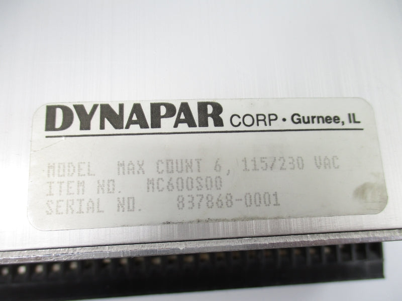 DYNAPAR MC600S00 115/230VAC UNMP