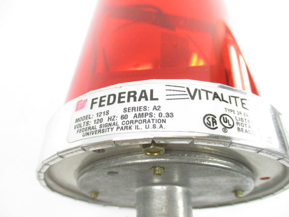 FEDERAL SIGNAL 121S SER. A2 120V 0.33A NSNP