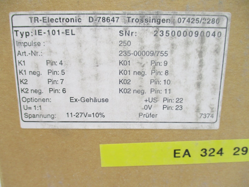 TR-ELECTRONIC 07425/2280 IE-101-EL 11-27V NSMP