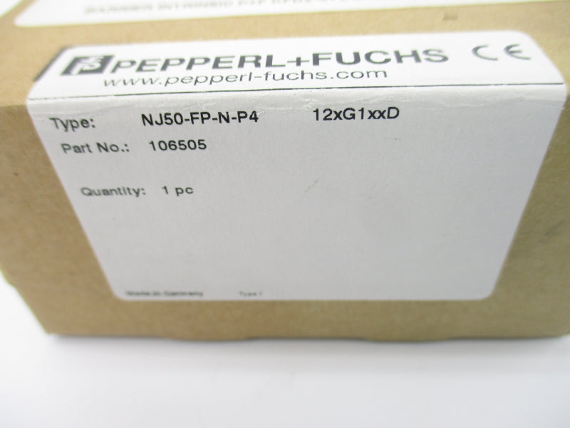 PEPPERL+FUCHS NJ50-FP-N-P4 106505 8.2VDC NSMP