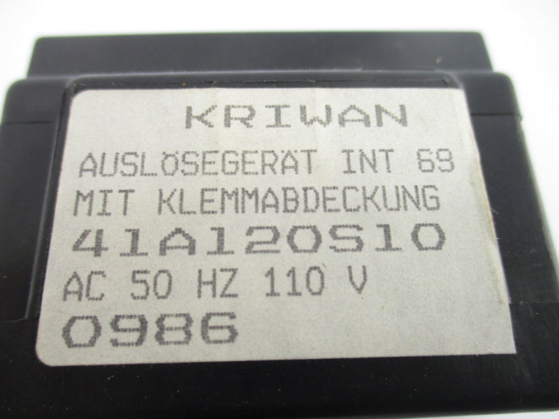 KRIWAN 41A120S10 250V 6A NSNP