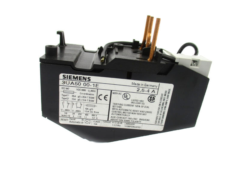 SIEMENS 3UA5000-1E 690V 2.5-4A NSNP