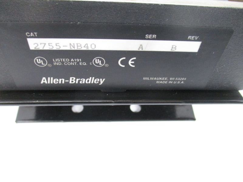 ALLEN BRADLEY 2755-NB40 SER. A UNMP