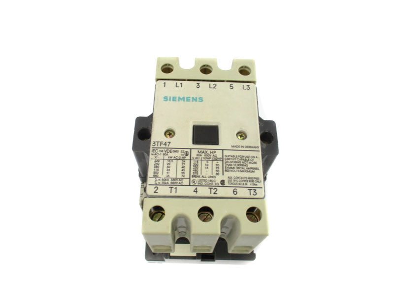 SIEMENS 3TF47 100/120V 80A NSNP